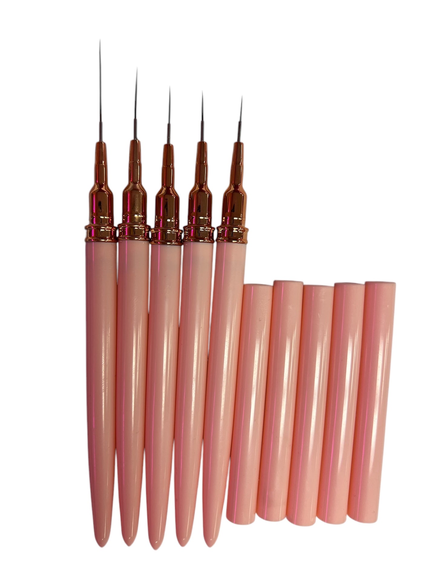 Pink Nail Art Brushes