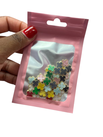 Luxury Clover Pack 3D Charms